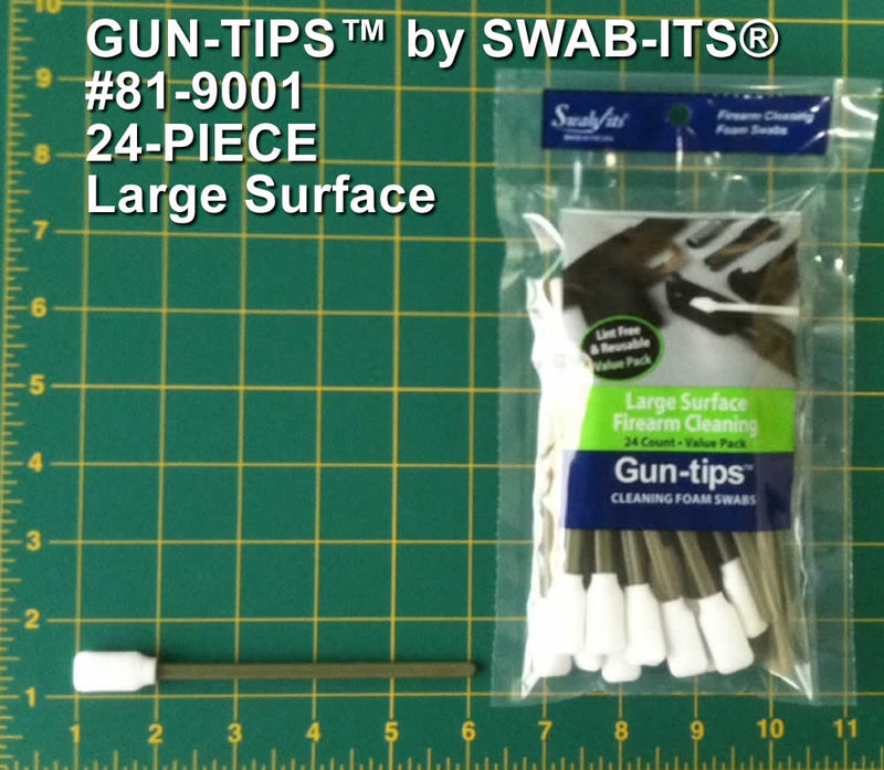 5" Large Surface Gun Cleaning Swab Guntips® by Swabits® Gun Cleaning